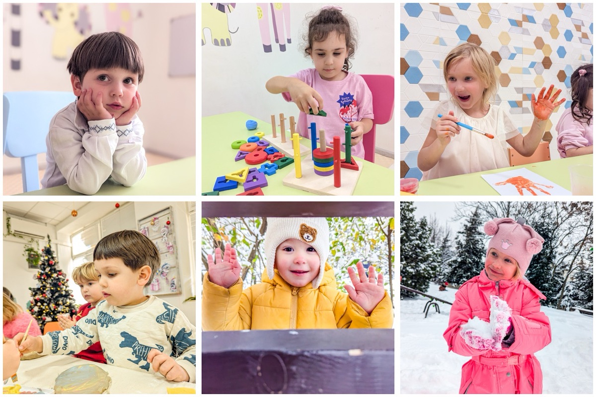 Щасливі діти в центрі розвитку AZ.KIDS